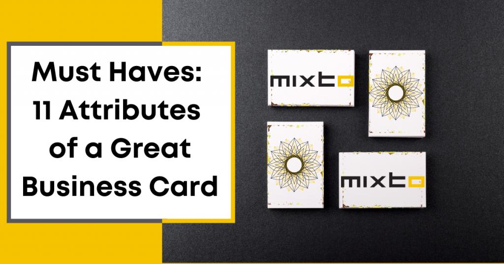 Banner image of Must Haves 11 Attributes of a Great Business Card